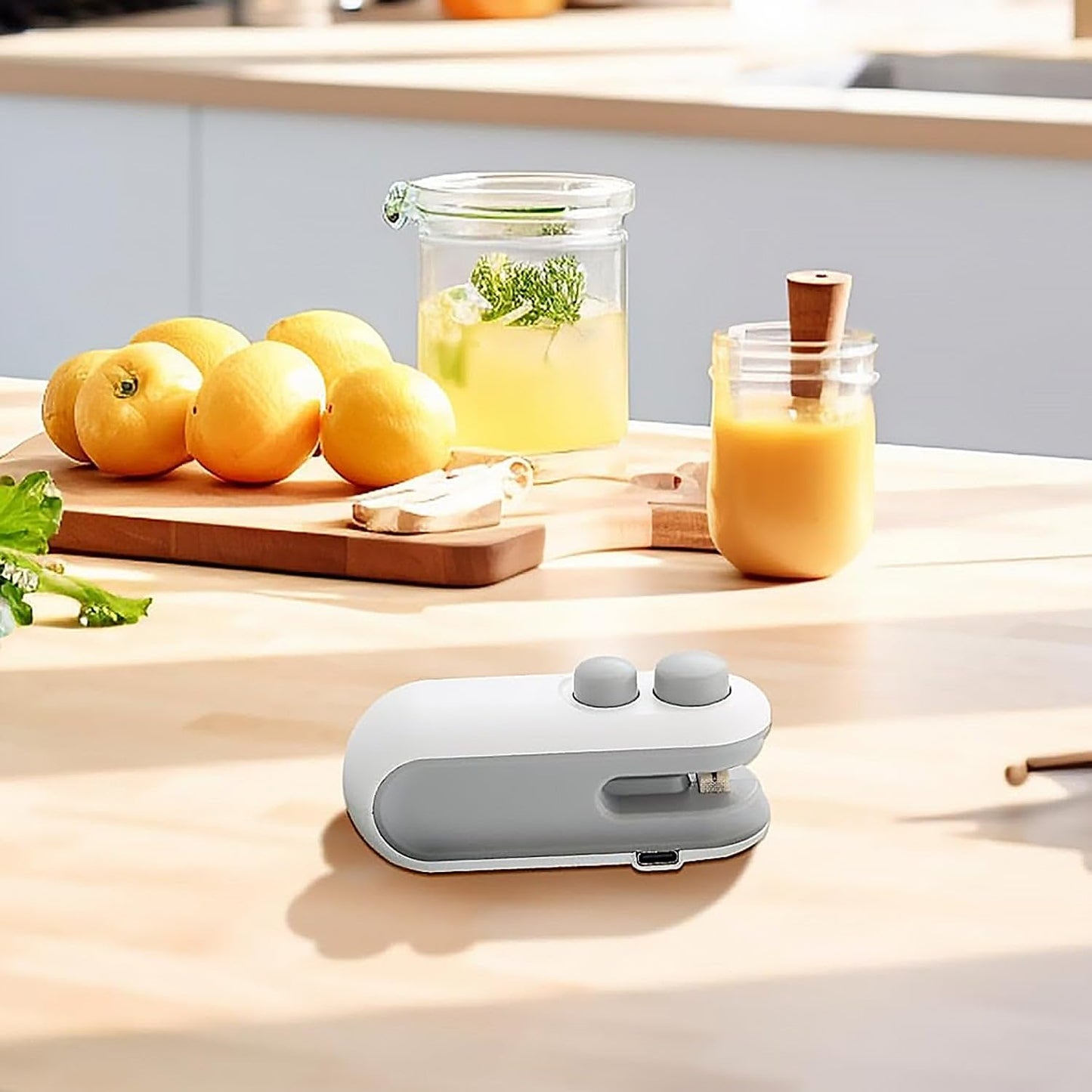 2-in-1 Mini Bag Sealer & Cutter – Keep Snacks Fresh & Crispy
