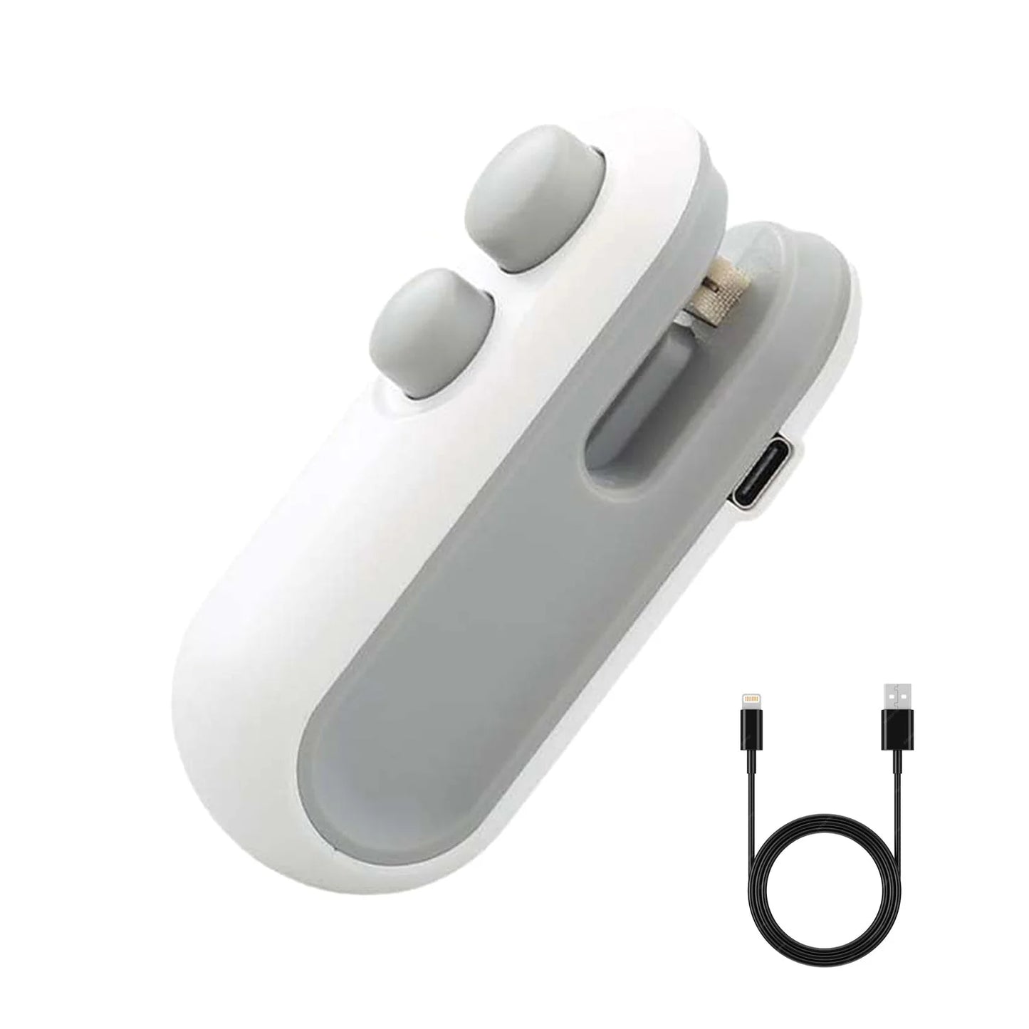 2-in-1 Mini Bag Sealer & Cutter – Keep Snacks Fresh & Crispy
